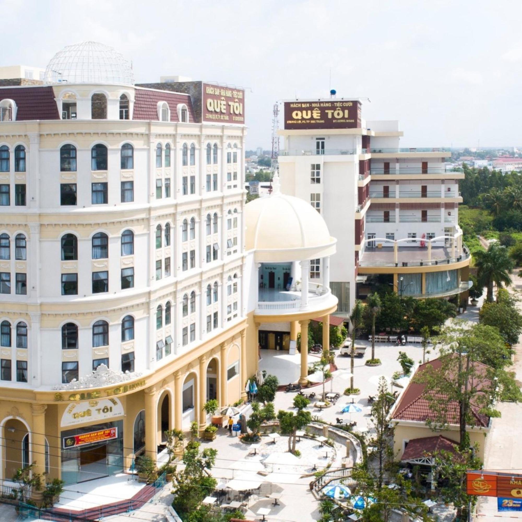 Que Toi Hotel Soc Trang Bagian luar foto